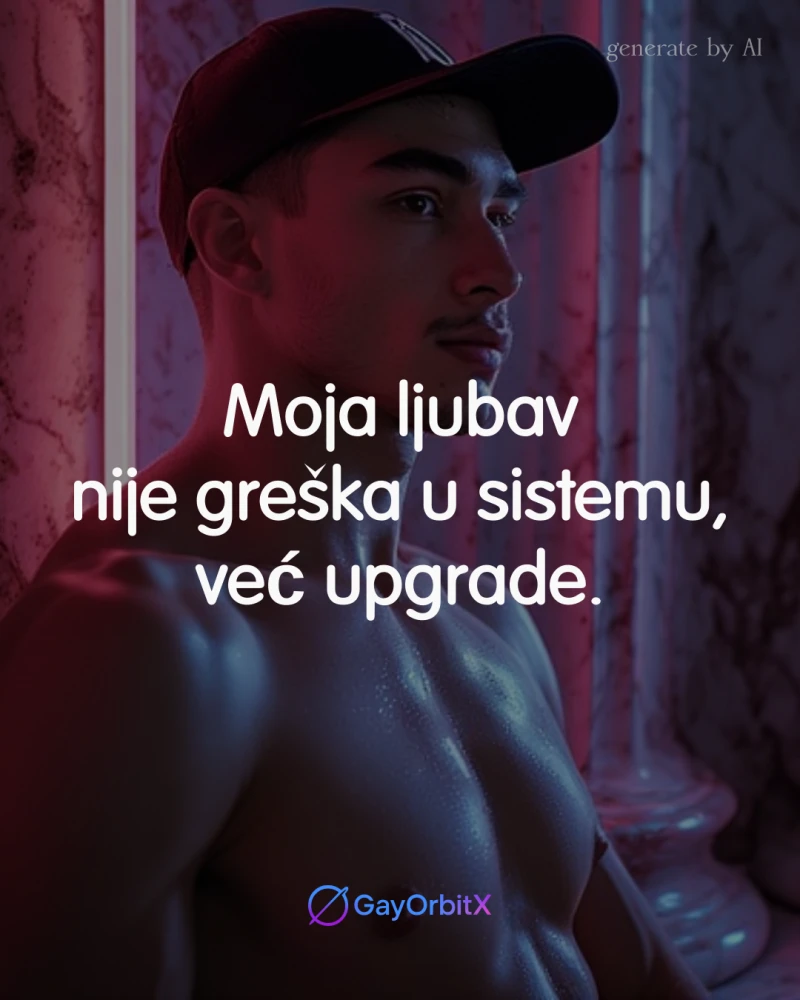 Moja ljubav nije greška u sistemu, već upgrade.