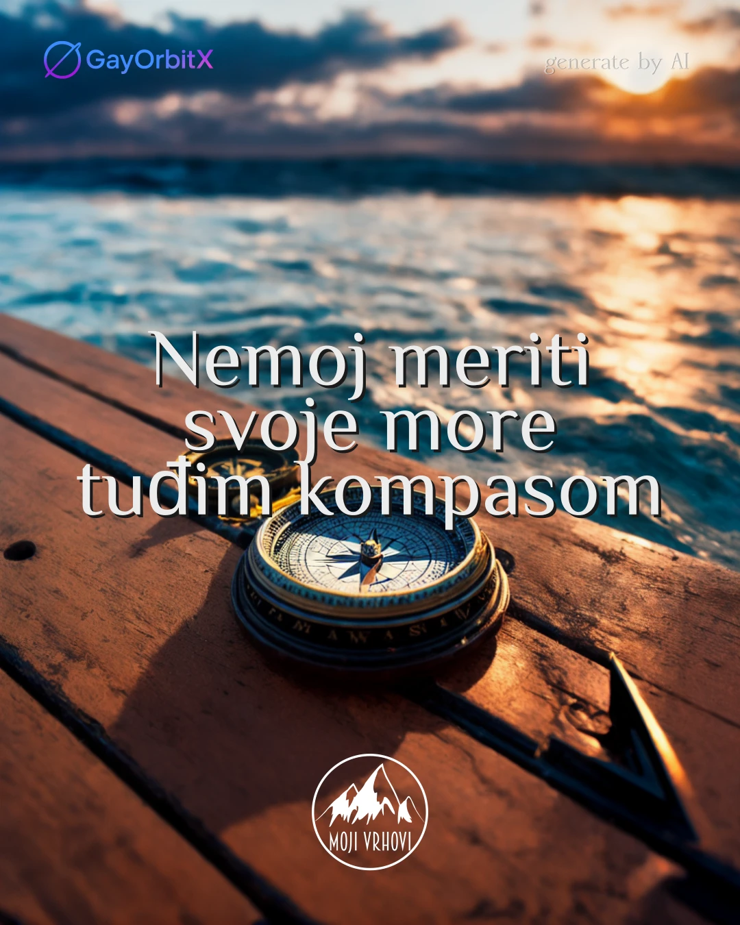 Nemoj meriti svoje more tuđim kompasom