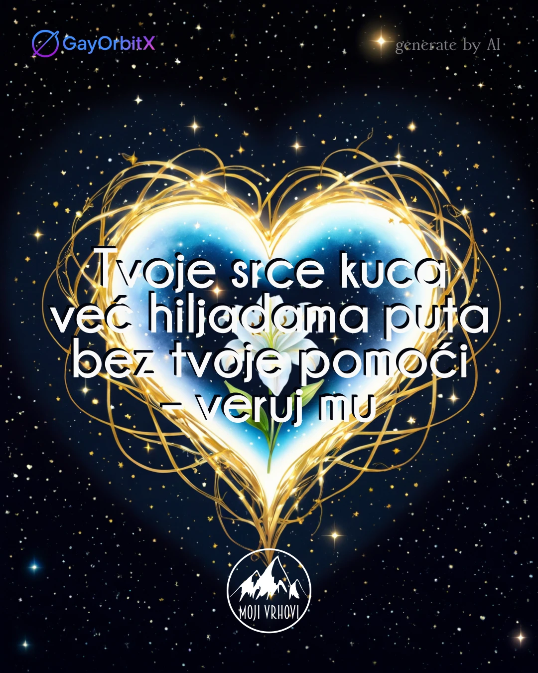 Tvoje srce kuca već hiljadama puta bez tvoje pomoći – veruj mu